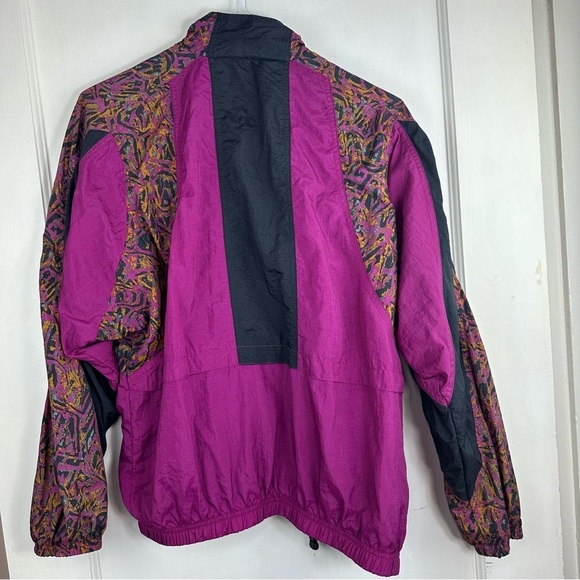 Vintage 90's Nike Paisley  Pop Art Zip Up Windbreaker - Picture 6 of 6